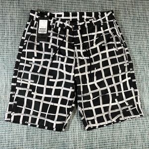 Hummel Checkered Fleece Lined Shorts Men’s Sz S New